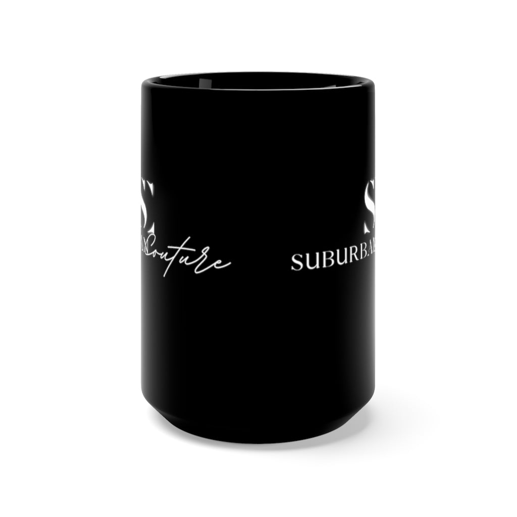 Suburban Couture Black 15 oz Mug